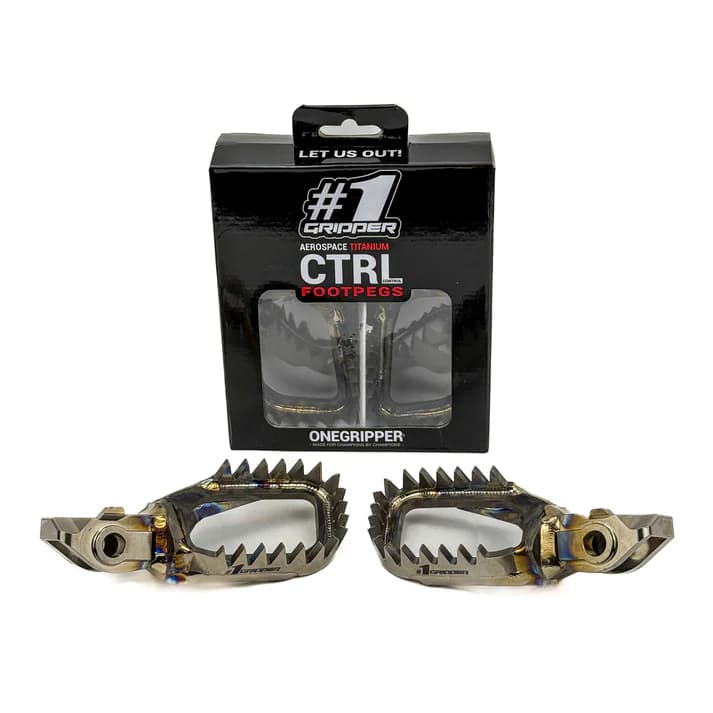 TITANIUM Mbështetëse këmbësh Ti-CTRL - Pa baltë - KTM/HQV/GG/Beta