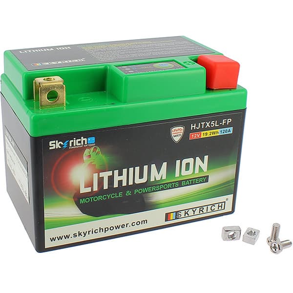 Bateria litium Skyrich LITX5L (YTZ5S-BS / HJT5S-FP / YTX4L-BS / YTX5L-BS) Madhësia e baterisë litium 113 x 70 x 85 mm